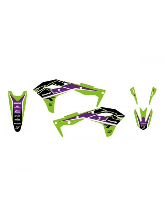 Кит Лепенки BLACKBIRD Racing Dream 5 ЗА KAWASAKI KX-F 250 2017-2020